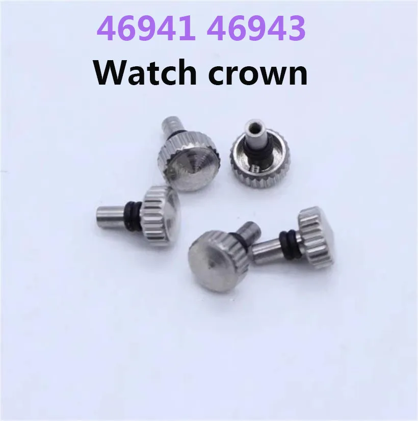 5/10pcs Watch Crown Suitable For Shuangshi 46941 46943 Movement Handle Watch Crown All Steel Watch Handle Watch Accessories