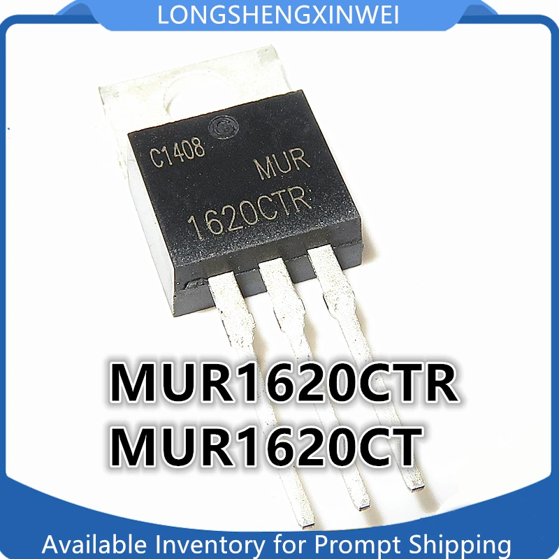 1PCS New Fast Recovery Diode MUR1620CTR Common Male Direct Insertion TO-220 MUR1620CT Common Female