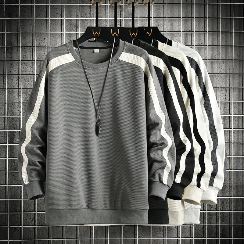 

2025 New Mens Fashion Casual Hoodie Male Sportswear Pullover Patchwork Autumn Hoodie Sweatshirt Large Size Men Hip Hop Hoodies