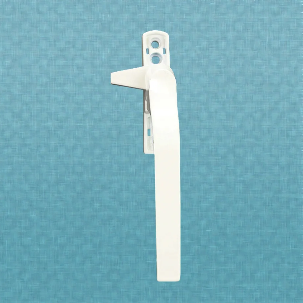 External Flat Window Handle Plastic Steel Right Hand Locking Mechanism Heavy Duty Heat Corrosion Resistant Thick Base Door and