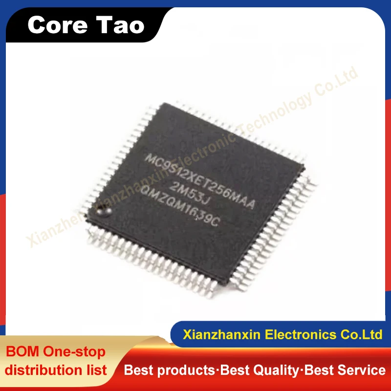 1PCS/LOT MC9S12XET256MAA MC9S12XET256 QFP80 Automotive computer board vulnerable chip in stock