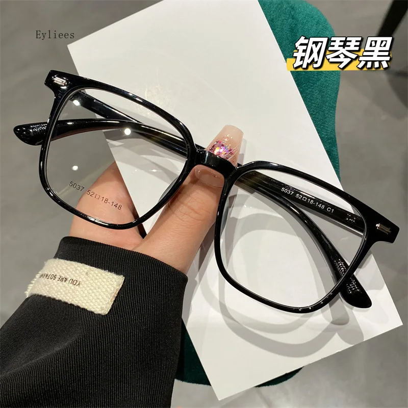 Ultra Light Myopia Glasses Men Women Minus Diopter Eyeglasses Trendy Large Size Square Frame Near Sight Eyewear 0-1.0-1.5 ~ -4.0