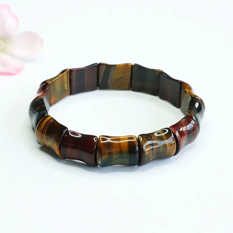 

Высококачественный эластичный браслет из натурального камня, цвет тигрового глаза, кристалл, энергия, драгоценный камень, тигровый прозрачный камень, мужские и женские украшения
