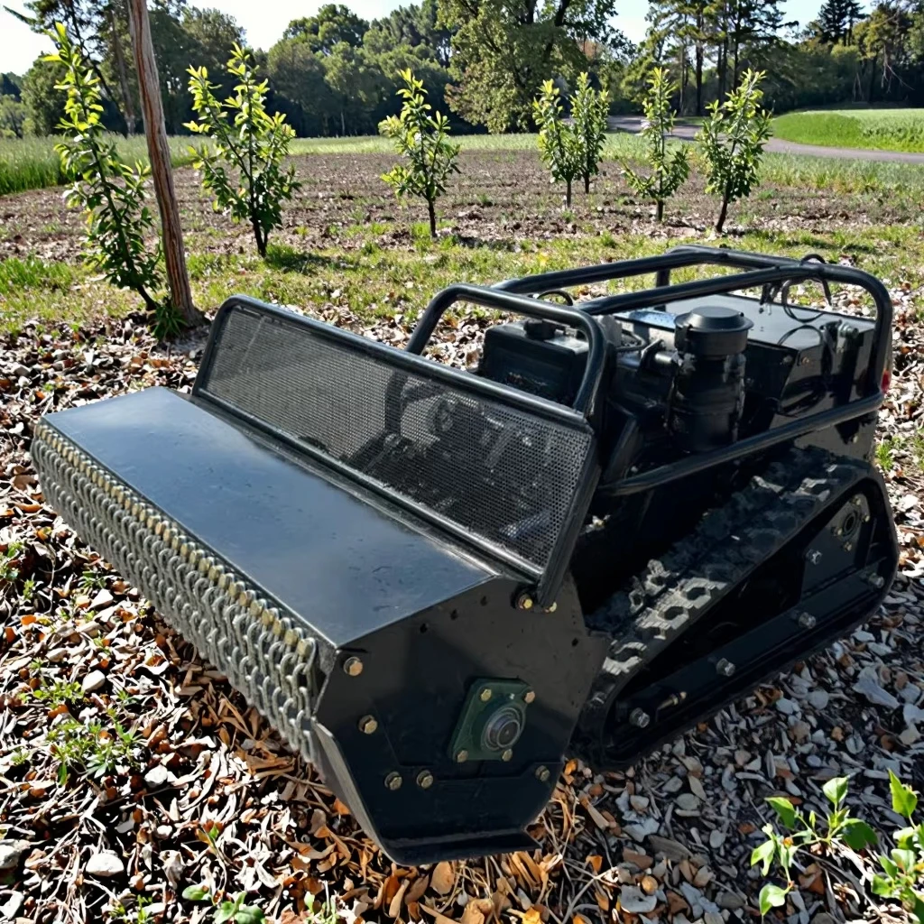 JiaFu Robotic 1102 Engine 20HP 1000mm Cutting Width Rotary Blade Farm Mulcher Remote Control (500m Range)-1-Year Warranty