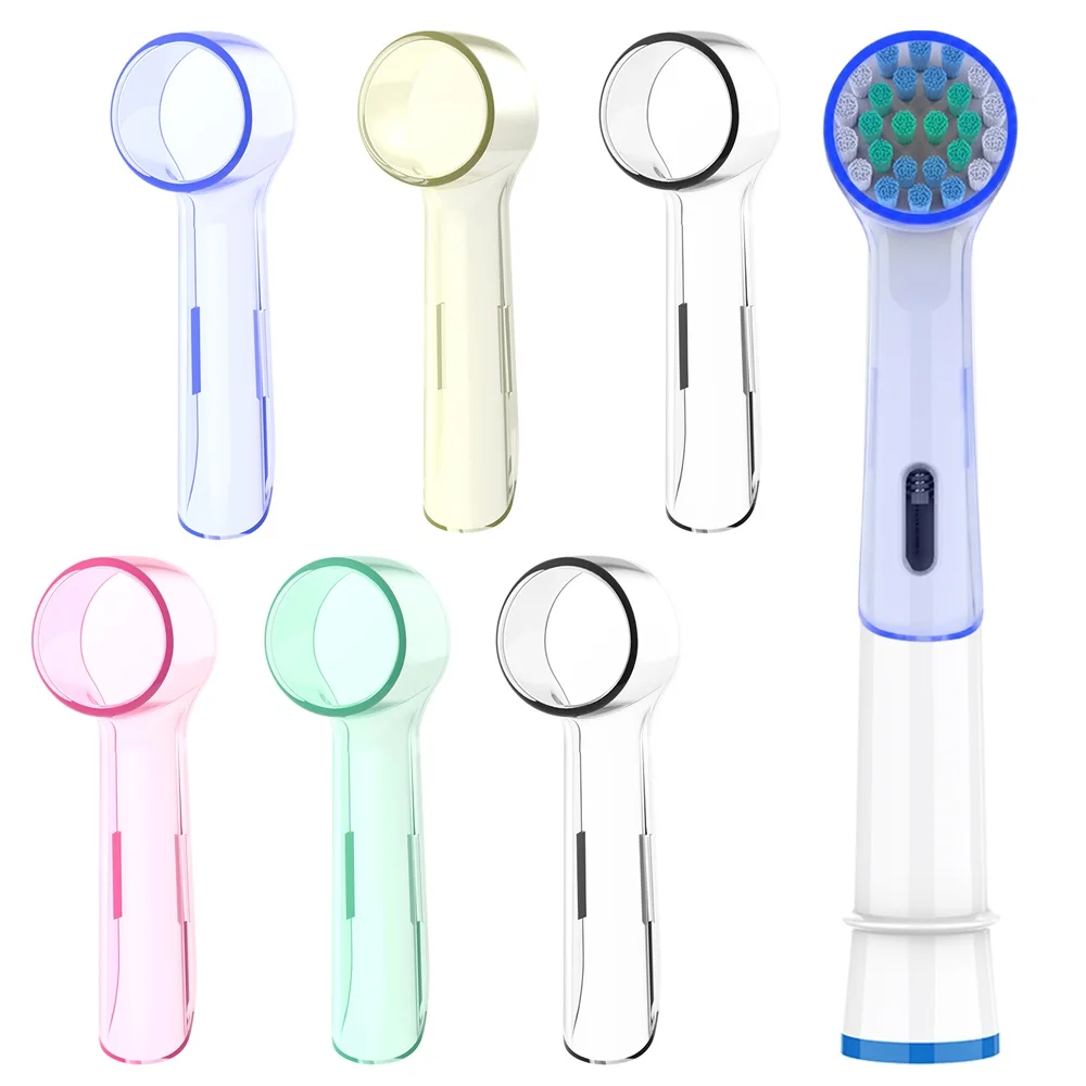 Toothbrush Covers Compatible with Oral B Pro Round Brush Heads, Electric Toothbrush Head Protective Caps for Travel and Hygiene