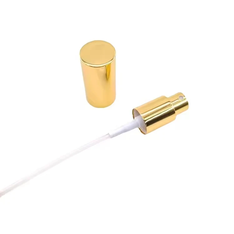 Whosesale สีดํา/สีขาวเครื่องสําอางโลชั่นสเปรย์ปั๊มแก้วสะอาดพลาสติกแชมพูโลชั่นฝาขวดอุปกรณ์เสริมหัวเปลี่ยน