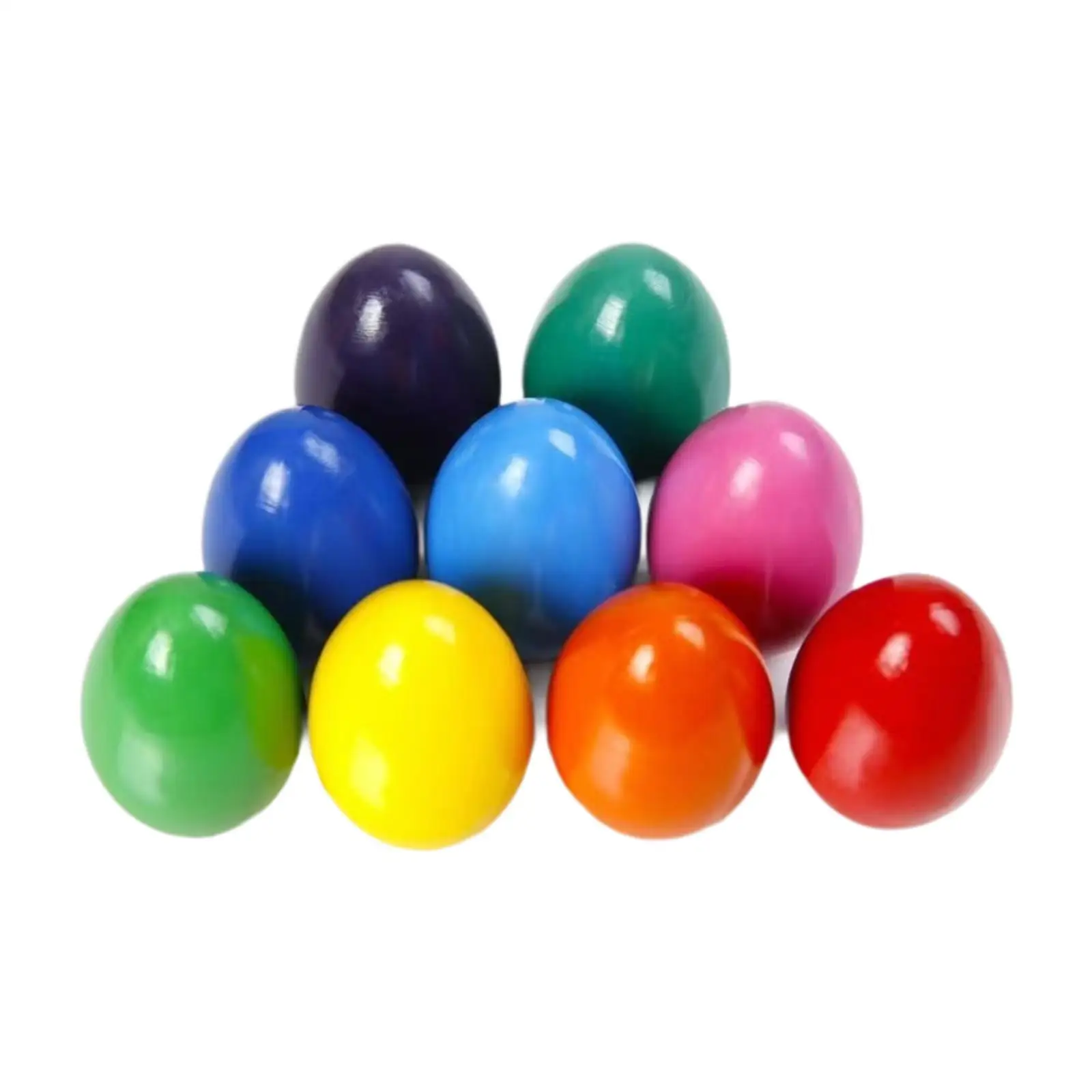 9 Colors Egg Crayons Easy to Hold Unbreakable Easter Gifts for 1-3 Palm Grasp Crayons for Preschool Boys Girls Kids Children