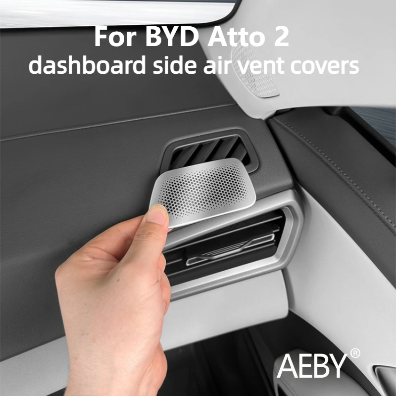

AEBY For BYD Atto 2 Smart Driving Edition 2024-2025 Air Vent Cover,Dashboard Side Vent Grille Protector,Car Interior Accessories