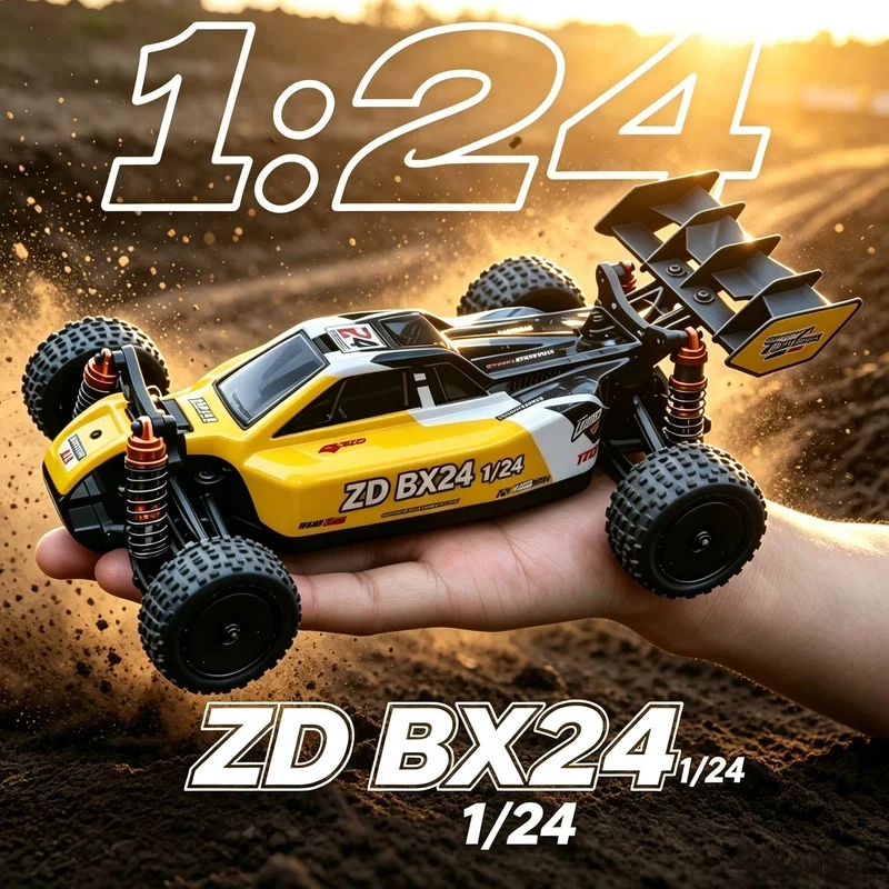 Zd Racing 1/24 Bx 24 4wd Brushless Racing Rc Remote Control Off Road Climbing Buggy Rtr For Race Track Playground Adult Hobbyist view 2