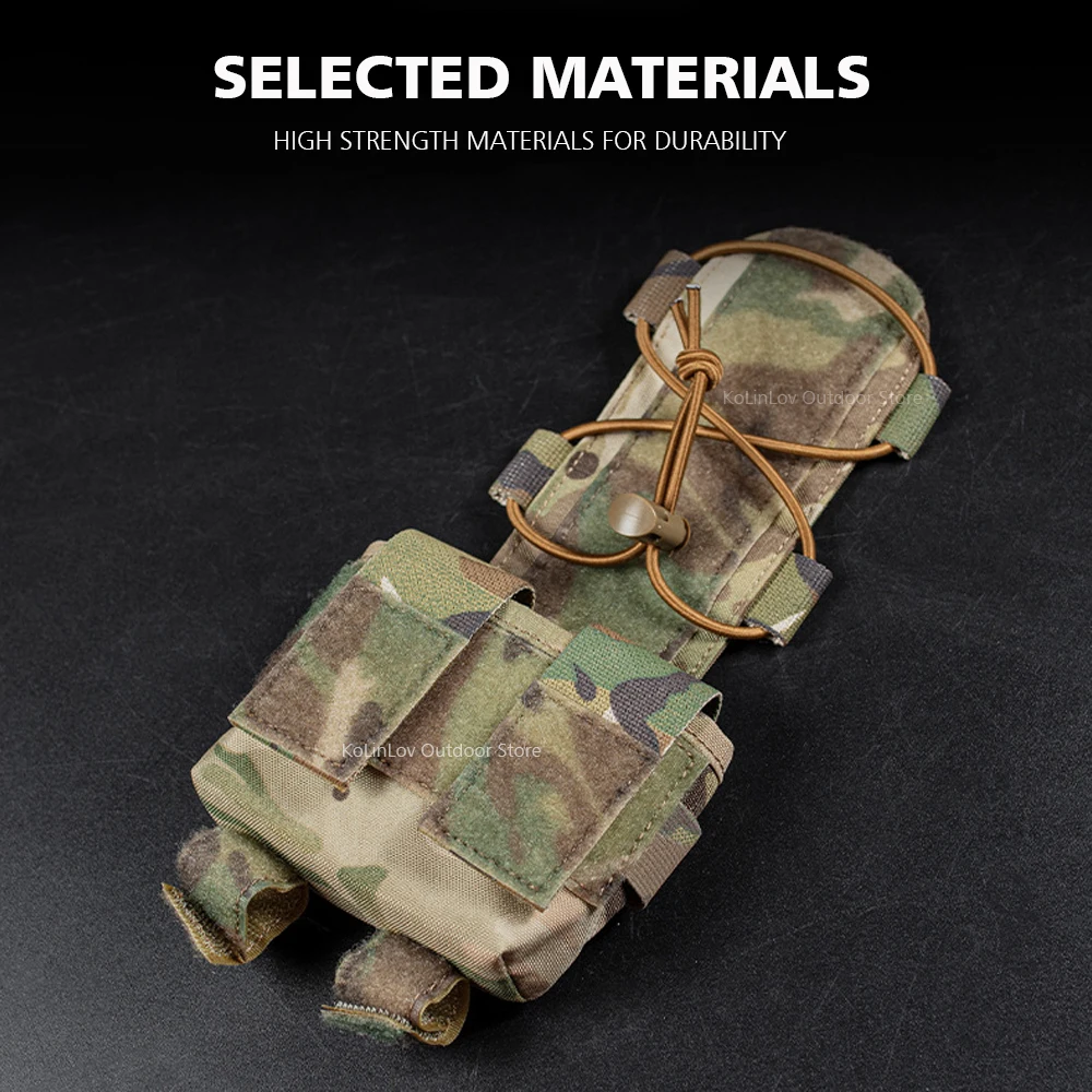 Kolinlov Bolsa Porta-batería Modular MOLLE para Casco Táctico