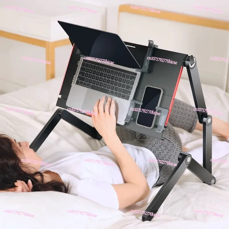 Lying Flat on The Bed, Laptop, Computer Table, Foldable Tablet Bracket, Lifting and Lowering, Movable Writing Desk, Lying Down