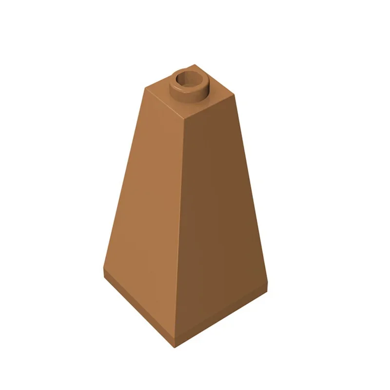 10개 MOC 부품 3685 경사 75 °   2 x 2 x 3 더블 볼록 호환 브릭 DIY 빌딩 블록 입자 키즈 퍼즐 두뇌 장난감 선물