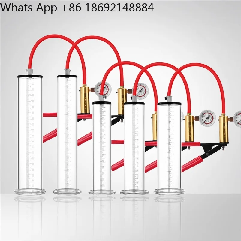 Plexiglass self-locking flange pump high pressure vacuum massager