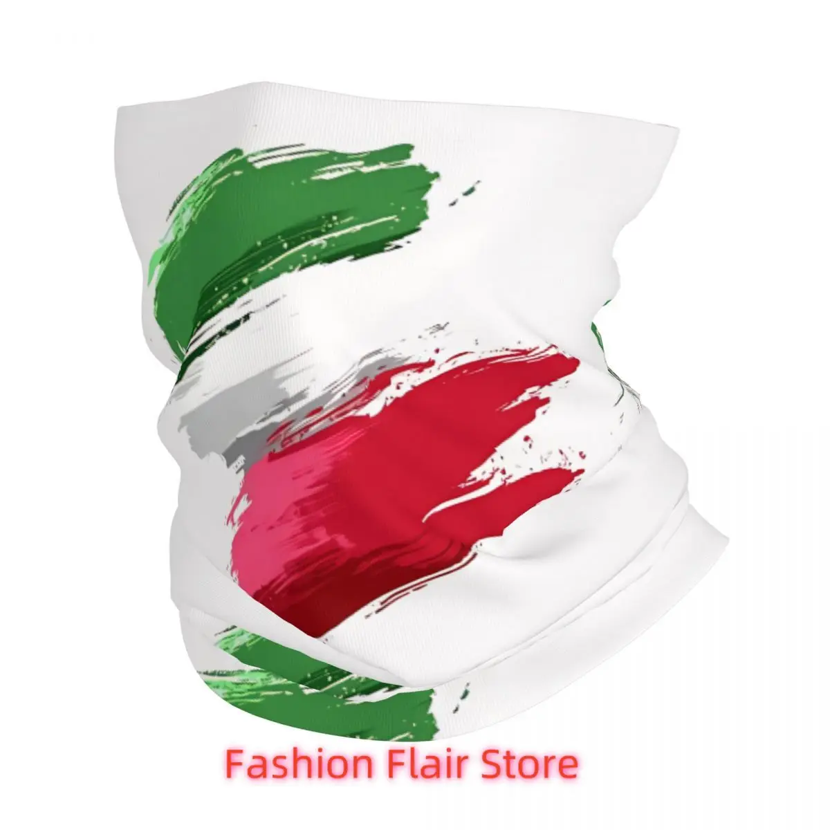 

Italy Flag Bandana Neck Gaiter Printed Balaclavas Wrap Scarf Multifunctional Cycling Running for Men Adult