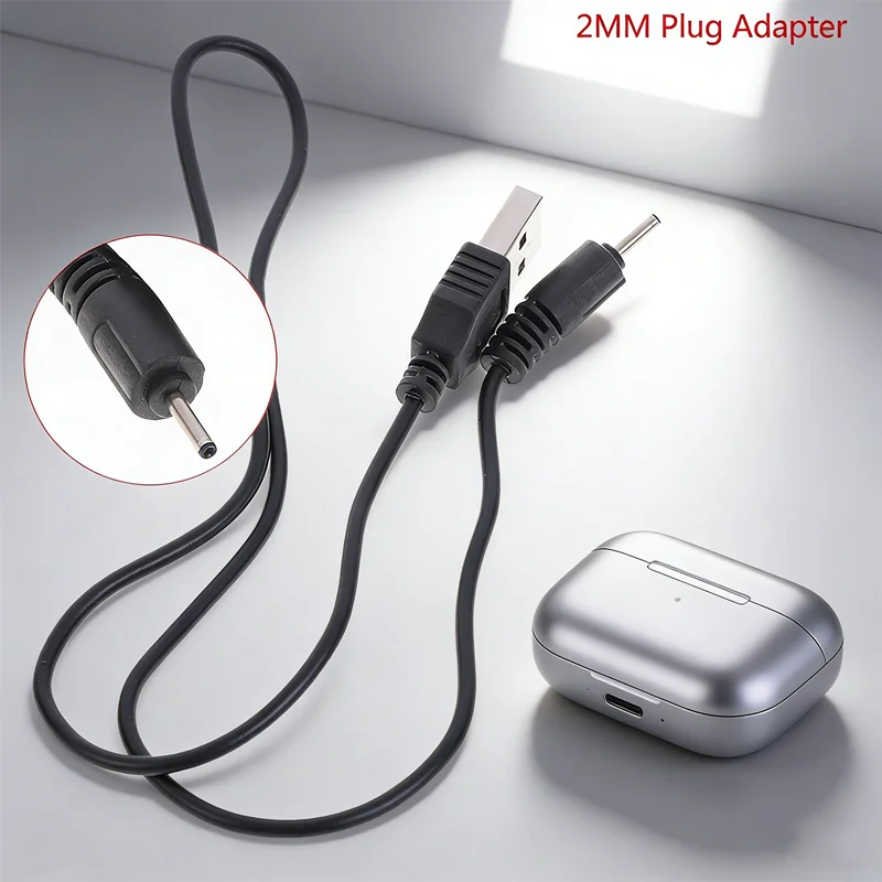 USB Charger Data Cable for CA 100C 2 0mm Micro Plug Replacement Cord Sync and Charge Cable forSmall Pin Phone Power Adapter Wire