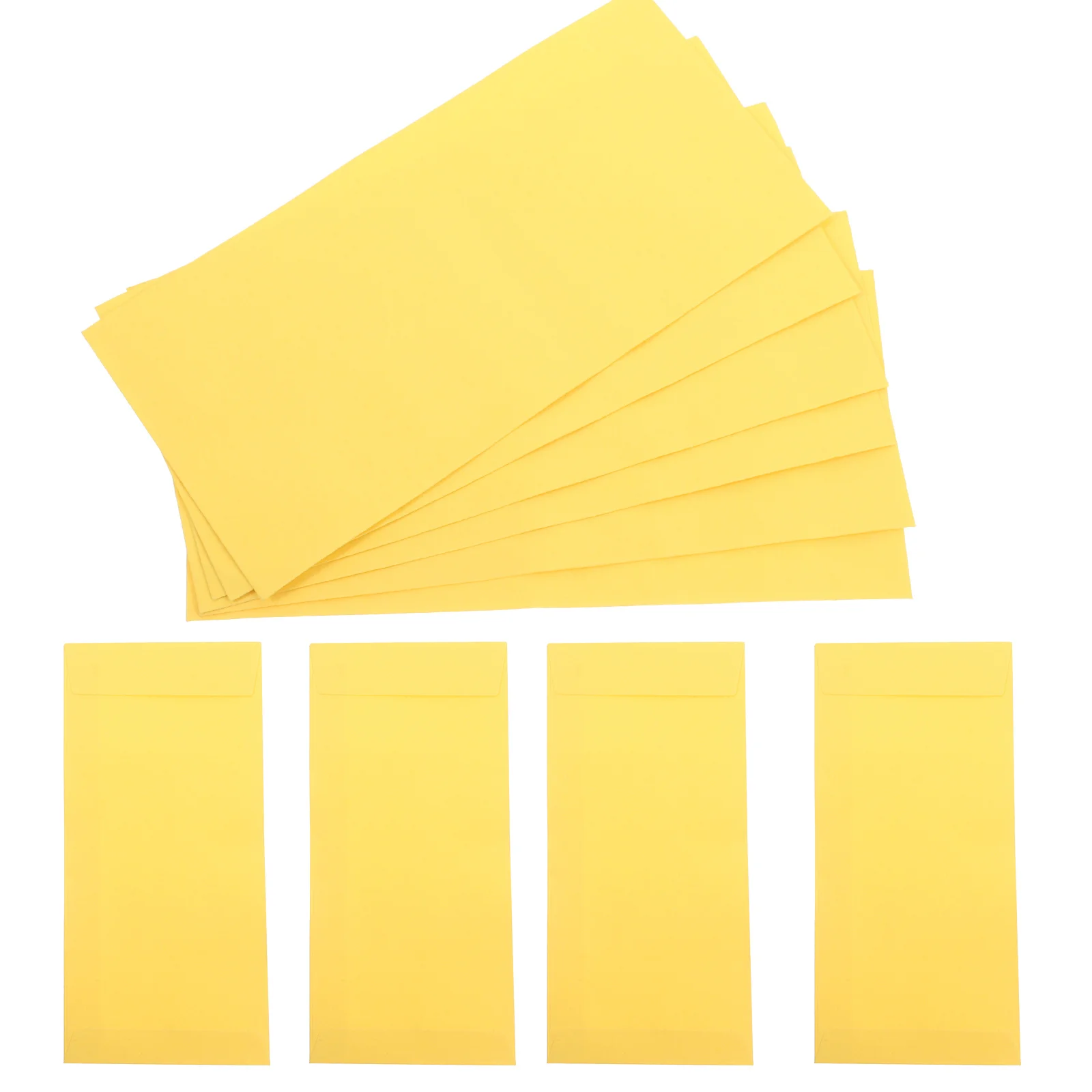 60 個シンプルなカラーのビジネス封筒紙素材大容量多機能使用セルフシールレターカバー