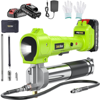 Taskstar 10000PSI Electric Grease Gun Kit 1m Flexible Hose Cordless Electric Oil Injector Fat Machine For Makita 18V Battery Pin