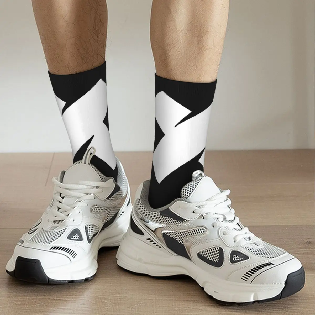 Calcetines Sam y Colby Harajuku Medias súper suaves Calcetines largos para todas las estaciones Accesorios para regalos de Navidad unisex