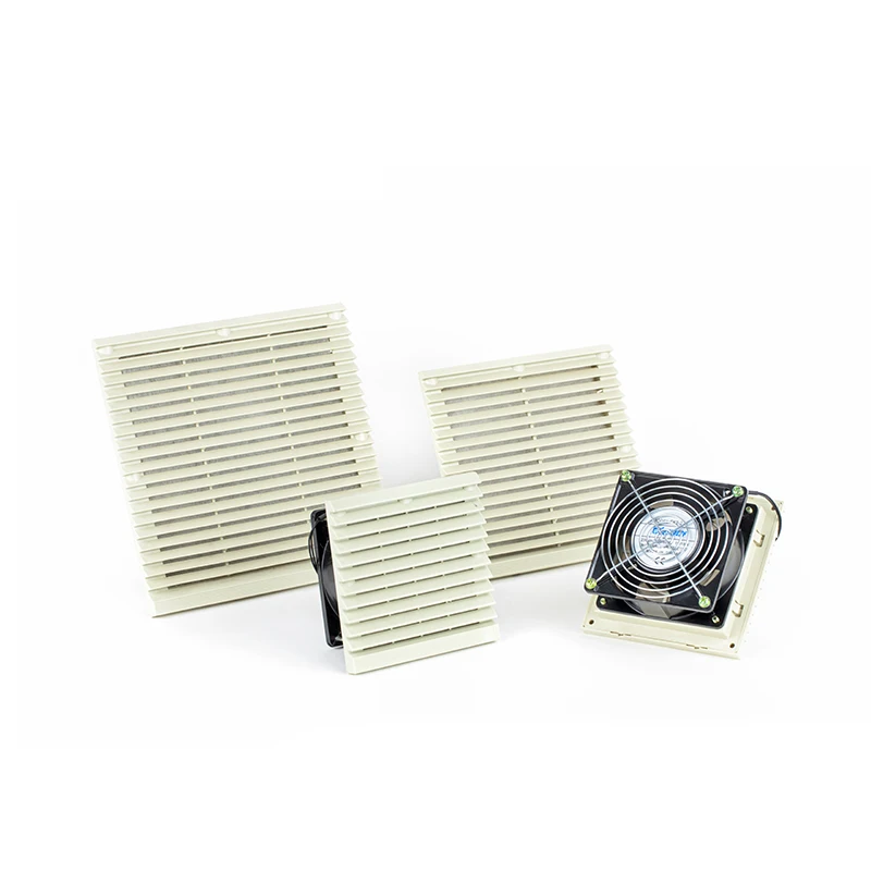 FK-3321-230 Engineering Cabinet Fan Filter Set Shutters Cover  Fan Grille Louvers Blower Exhaust Fan Filter With Fan