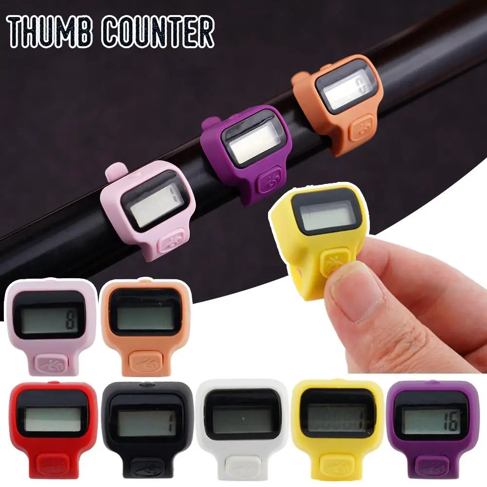 2026 New Mini Ring Shape Finger Counter LED Electronic Digital Tally Counter Ring For Stitch Marker Sewing Weave Buddha Pray