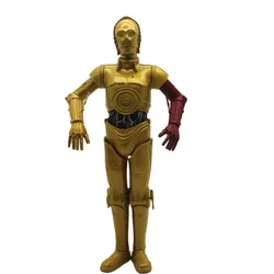 Star Wars Gold Robot C3po Collection Action Figure C-3PO figurine for Fans Holiday Gift T30