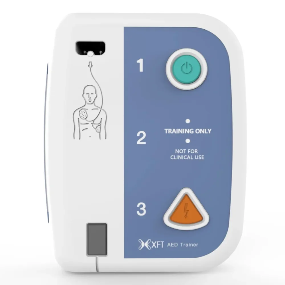 XFT best selling simple design CPR metronome functional replaceable language card AED traine