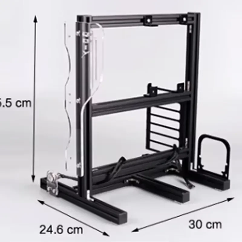 PC-JMK5 DIY Computer Chassis Bracket Portable Vertical Game Chassis Frame Open Water-Cooled Aluminum Case Rack For ITX M-ATX