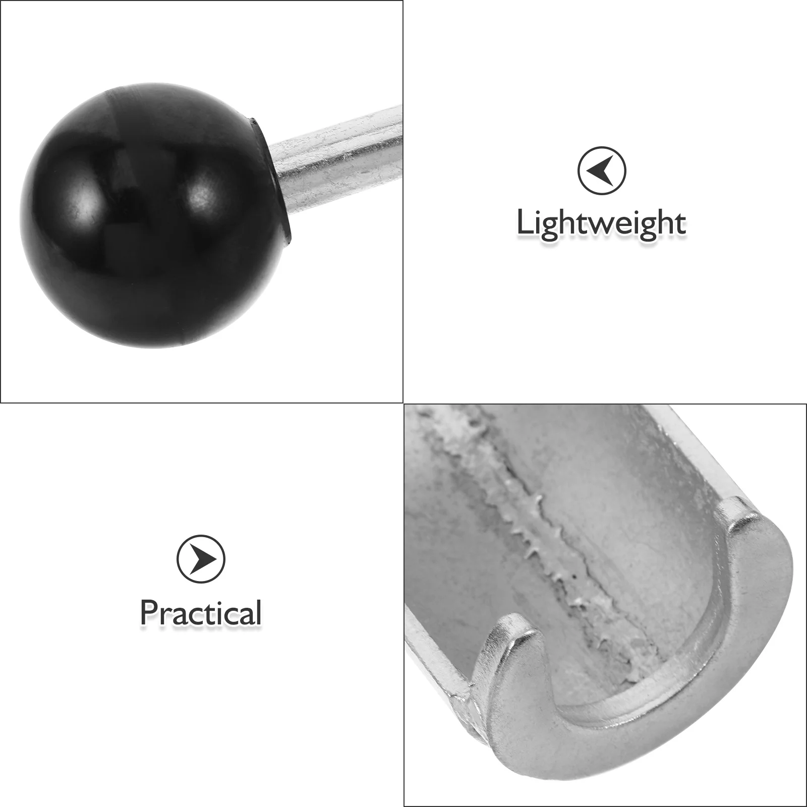 مفتاح رش الحريق المعدني أداة عالمية تركيب الرأس المخفي بديل مدمج مقاوم للتآكل مريح #6