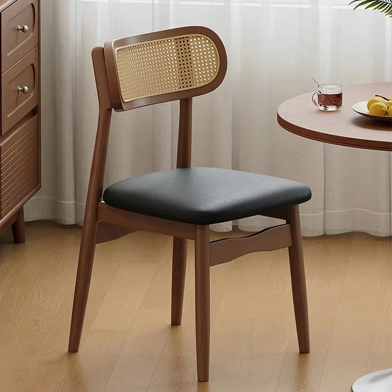 الشمال نمط كرسي طعام خشبي منجد الظهر منتصف القرن صالة الطعام كرسي غرفة المعيشة مكتب Stuhl الأثاث للمطبخ