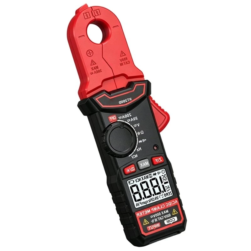 RABIT AS59~ HT200D Digital Clamp Meter AC/DC Current Voltage Tester Multimeter For HVAC Automotive Electrical Maintenance