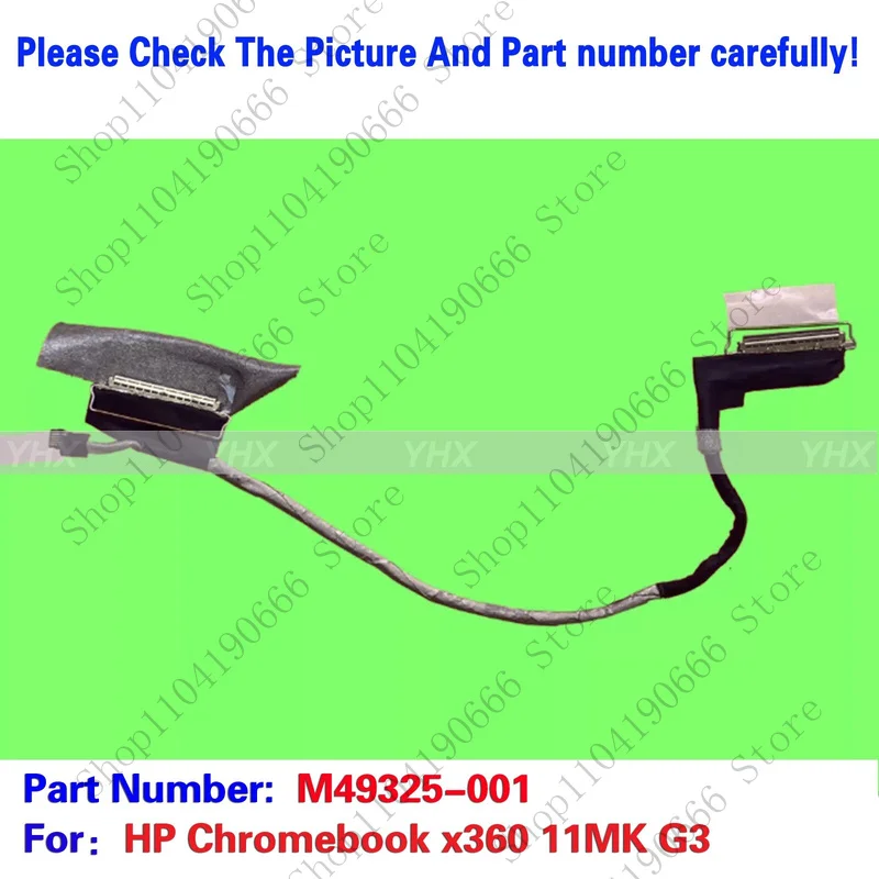 

Notebook computer components New For HP Chromebook x360 11MK G3 EE LCD Cable Edp Wire M49325-001.
