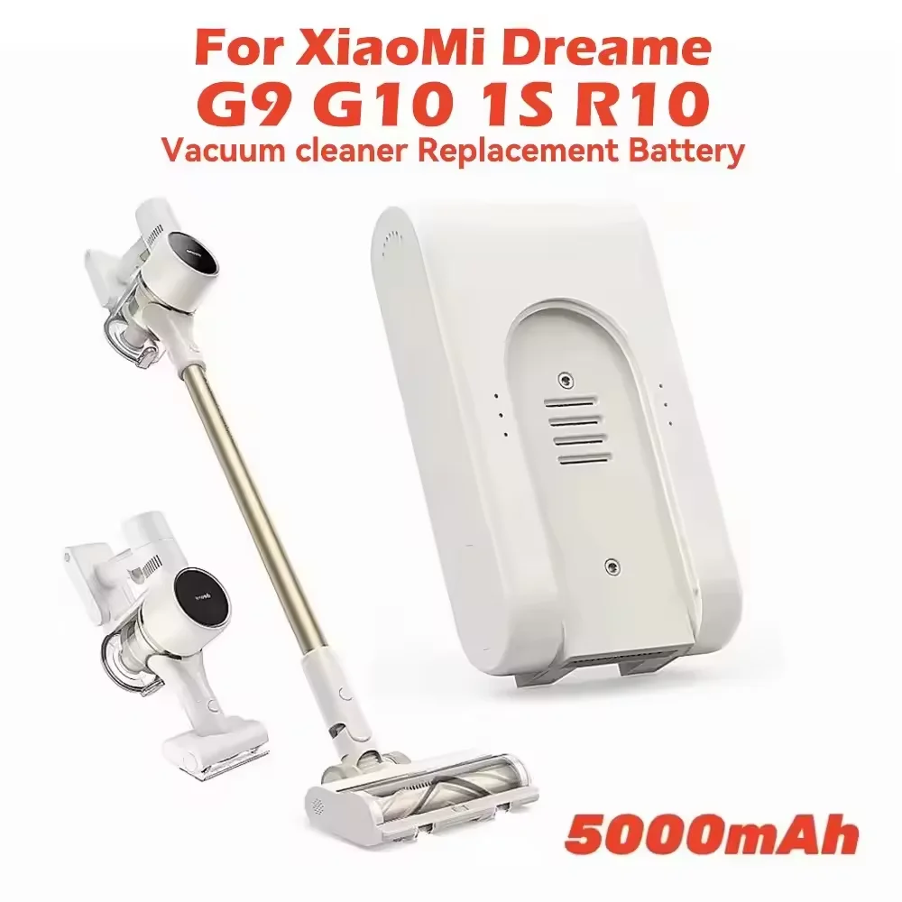 NEW For Xiaomi G9 G10 1S R10 Vacuum Cleaner Parts Lithium Ion Battery Pack 25.2V 5000mAh P2046-7S1P-BC view 5