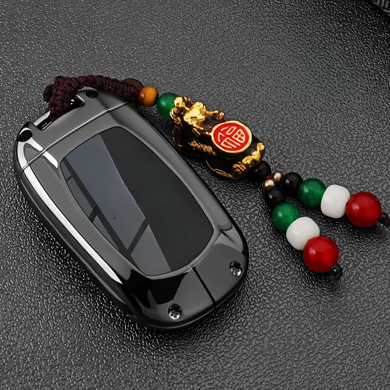 Zinc Alloy Car Key Case Cover for Honda HRV Protective Keychain Key Bag Set Keyless Personality Style Interior Accessorie 3