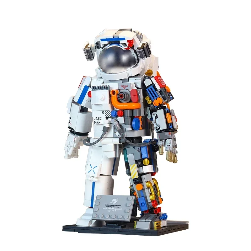 Building Blocks China Aerospace Dawn Plan Astronauts Assemble Fashion Play Model Ornaments Get Gifts for Boys Free