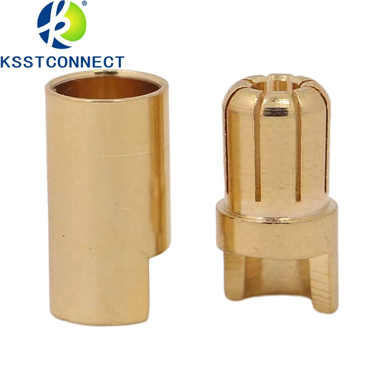 GC6510 10pairs/lot  High Quality 6.5mm Gold Plated Bullet Connector Banana Plug Male + Female for RC Motor ESC Parts