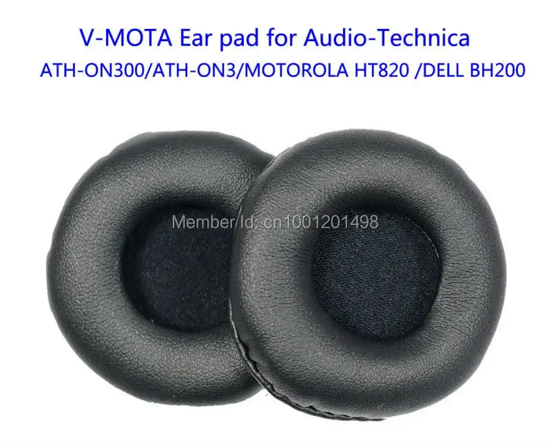 Replacement Ear pads Compatible With Audio-Technica ATH-ON300/ATH-ON3/MOTOROLA  HT820 /DELL BH200  Ear pads Soft Comfortable