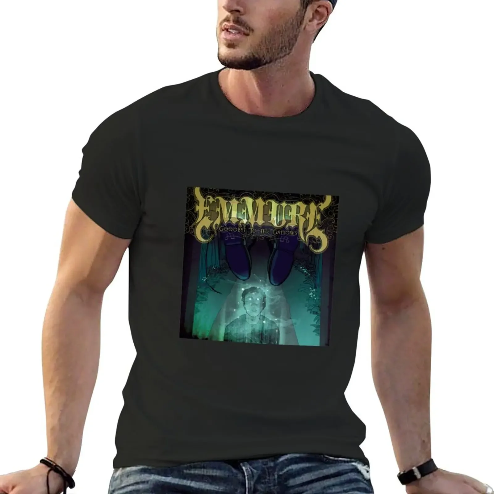 goodbye to the gallows T-Shirt hippie clothes sweat shirt oversized fitted t shirts for men