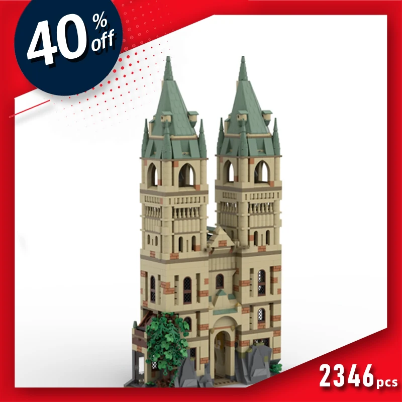 magic movie castle moc architecture new modular buildings construction blocks train magic book medieval building blocks