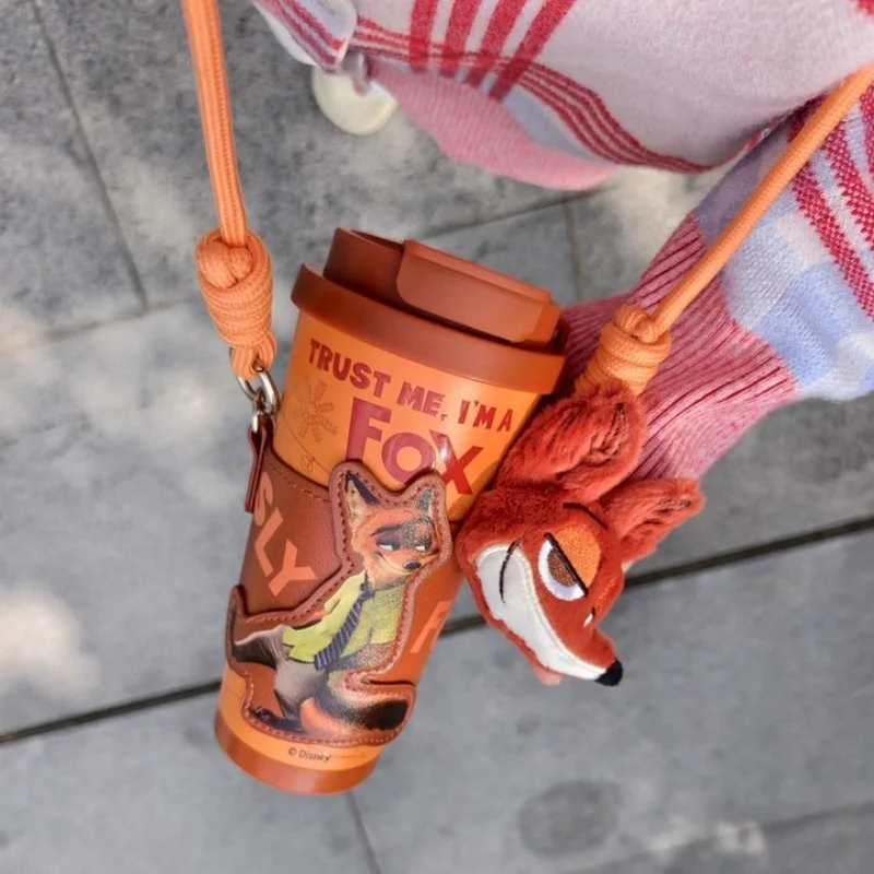 nieuwe echte Nick Wilde grote capaciteit roestvrijstalen beker koffiekopje waterfles reisbeker zootopia periferie vakantiecadeau