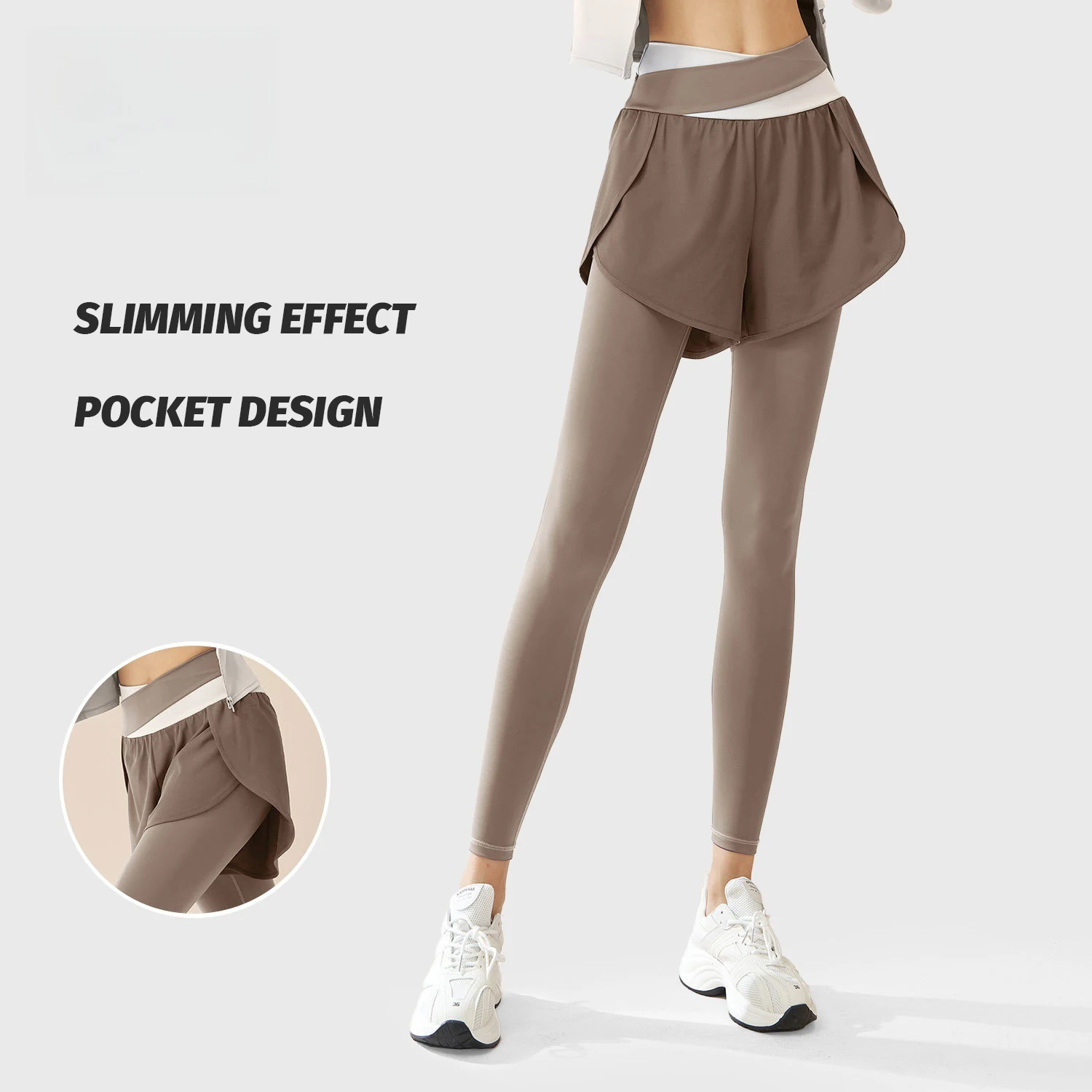 

Бесшовные женские леггинсы для йоги с высокой талией и цветными блоками, подтягивающие ягодицы, не сквозные, бесшовные.