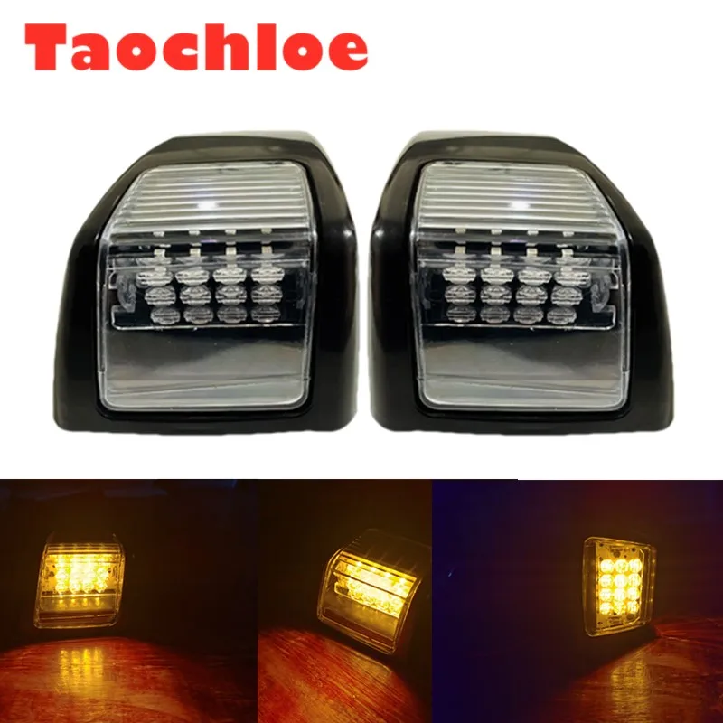 24V Amber Led Side Marker Lamp for Volvo FH FM truck corner Lights E4 E APPROVE  Right Left Oem 82114500 82114506