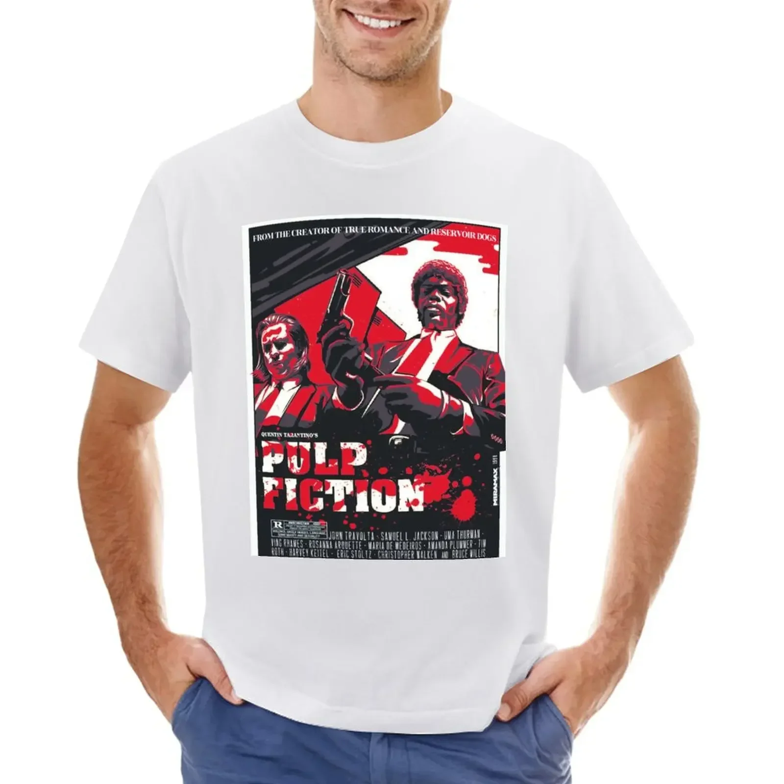 Artistic Rendering of PF Movie Poster T-Shirt new edition korean fashion t shirt men