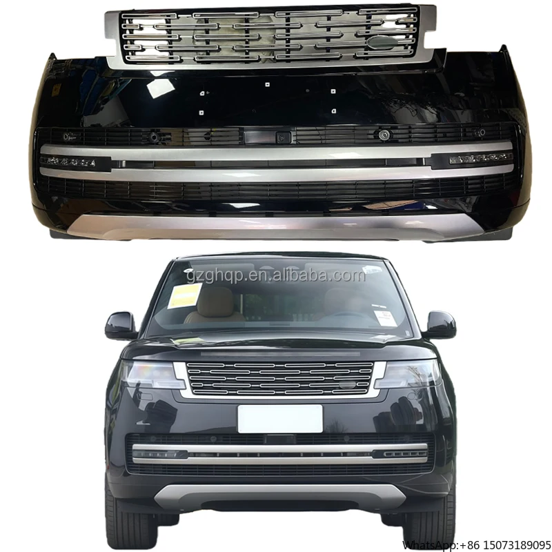 

Высококачественная оригинальная решетка автомобильного бампера для замены переднего бампера Range Rover Sport, черный комплект кузова 2023-2025 гг.