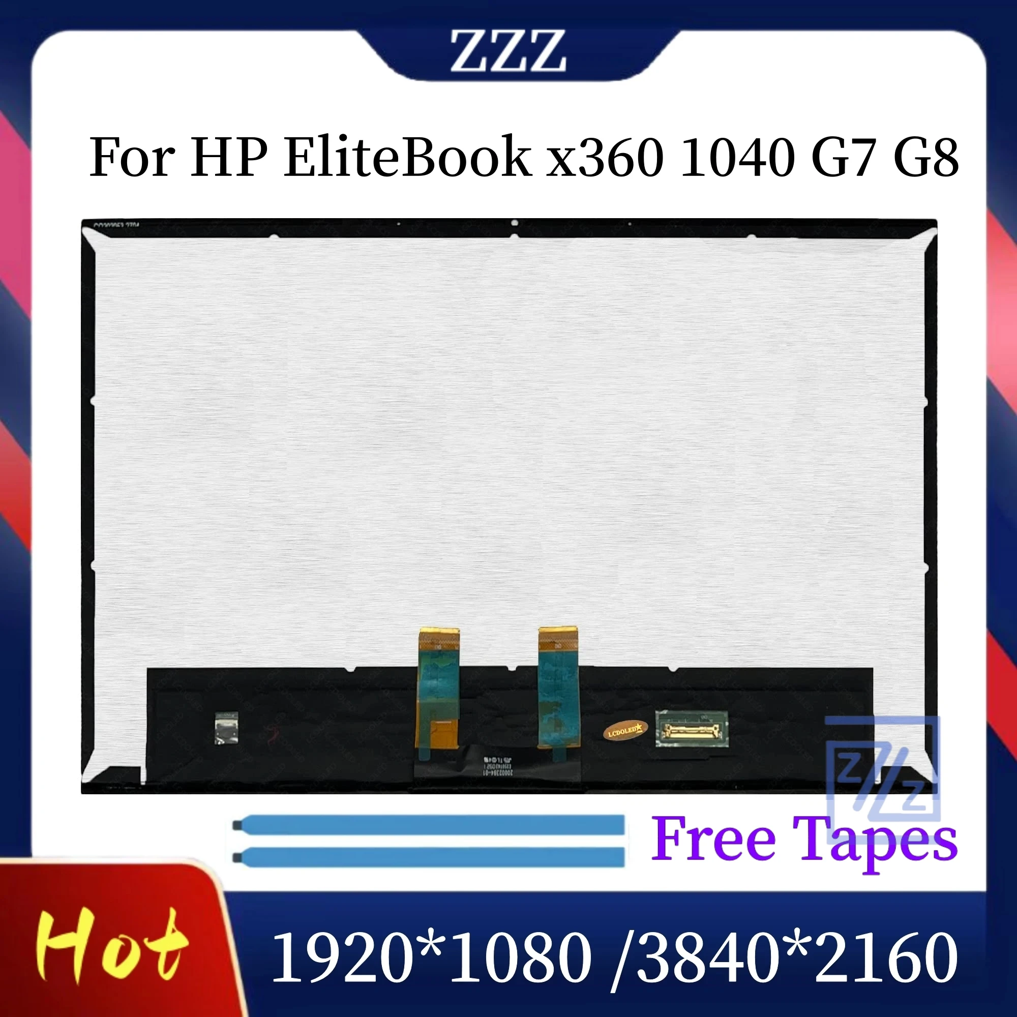 

Оригинальный 14-дюймовый ЖК-дисплей для HP EliteBook x360 1040 G7 G8, ЖК-дисплей с сенсорным экраном, FHD дигитайзер, сменный экран для ноутбука