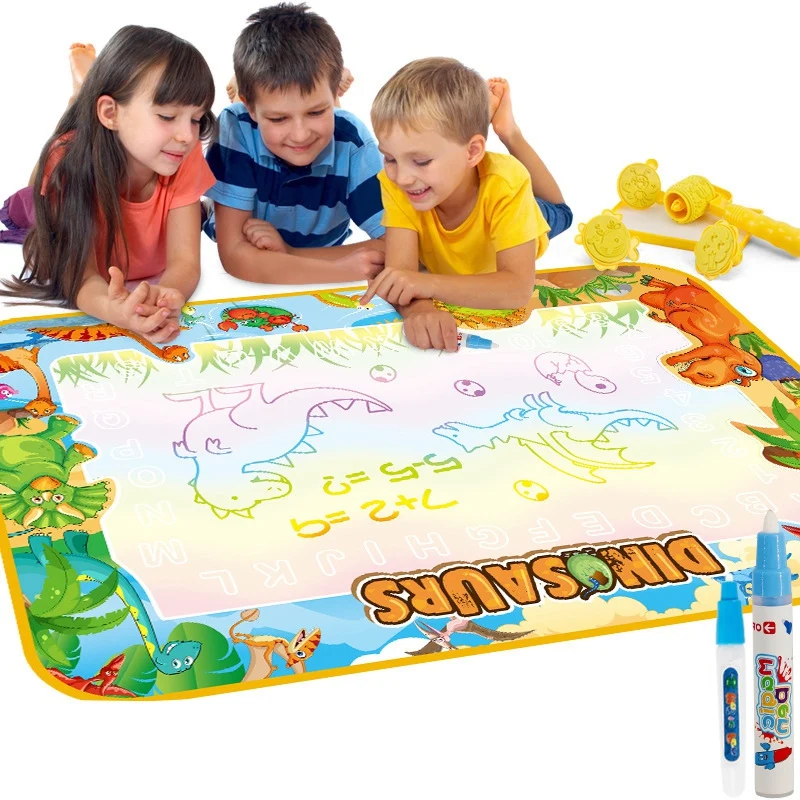 DCVB3-Kids Toy Coloring Water Drawing Mat Painting Writing Mat Doodle Gift