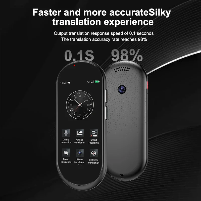 Latest Voice translator Device 4G Wifi portable Smart translator Arabic Spanish 138 languages Recording and Photo Translation