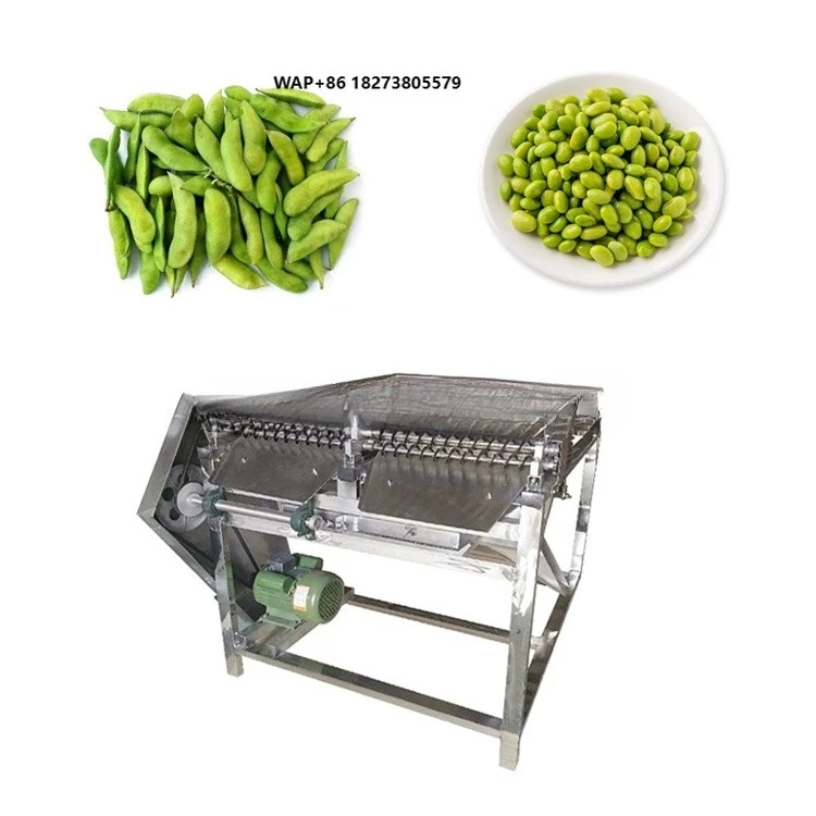 200kg Automatic Pea Mung Bean Shell Remover Shelling Dehusking Machine Sheller Bean Edamame Peeler Machine for Sale