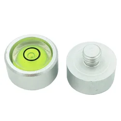 Mini Bullseye Spirit Level Bubble Bead Diameter 13mm to 30mm with Screw M5 M6 M10 1/4 3/8 inch Leveling Tool with Cog 1PCS