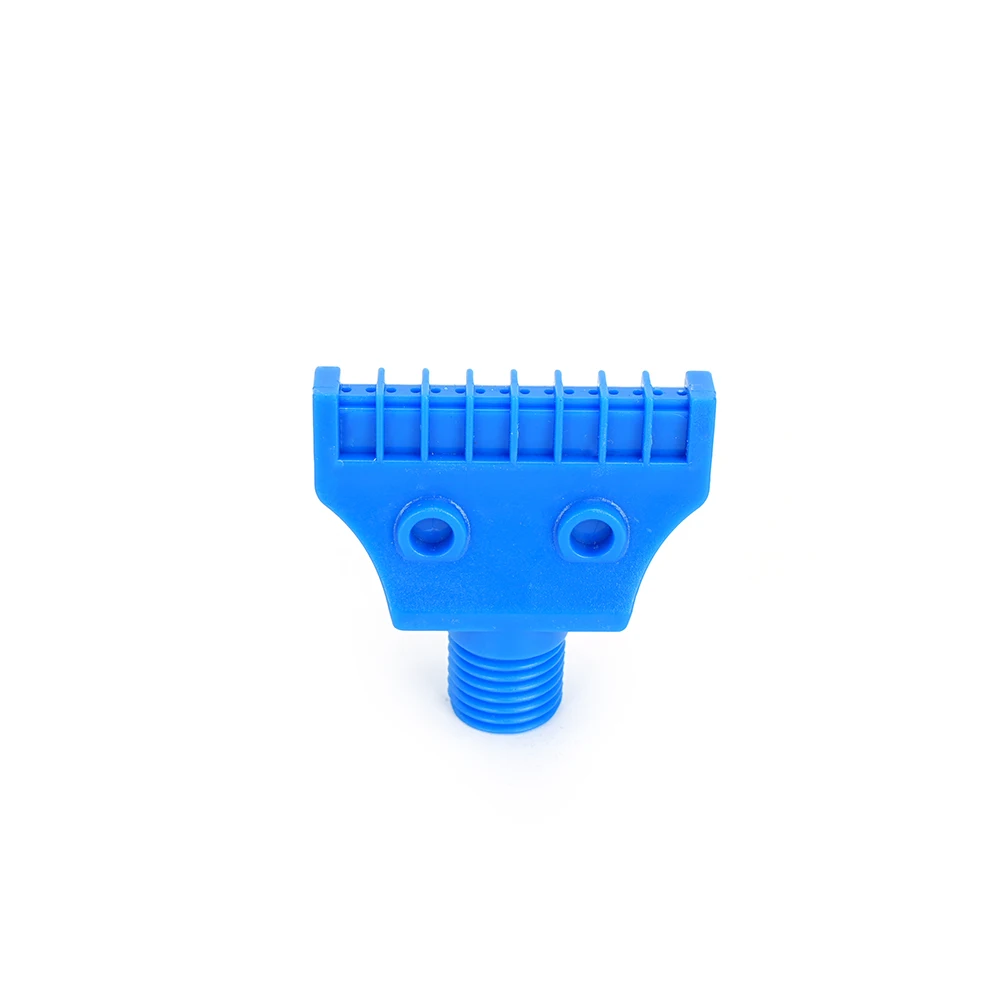 1/4 F Type ABS Plastic Air Blow Nozzle Blower Air Knife Comb Air Blow Off Nozzle 1/2/3 Holes Double Row Widening Blow