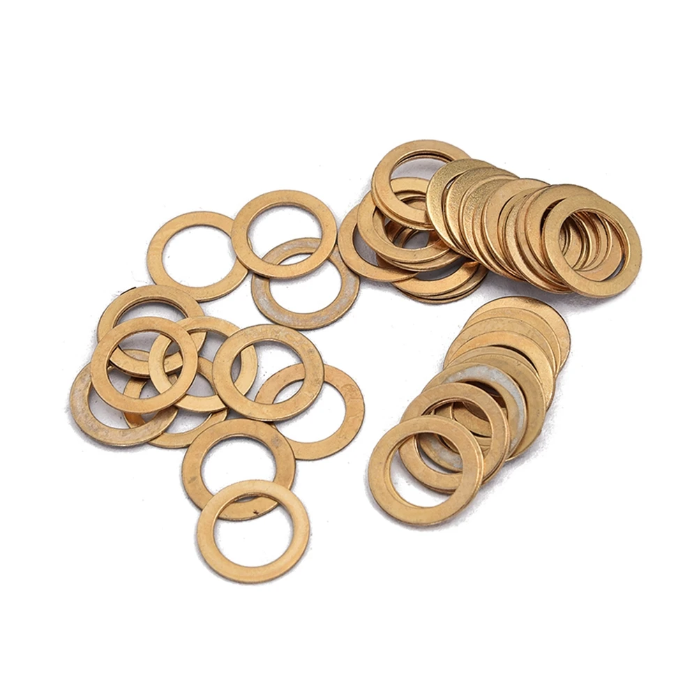 

Golden Round Gasket 9mm Washer Instrument Nuts Flat Suitable Electric Guitars Bass Easy Install Color Matched High Quality